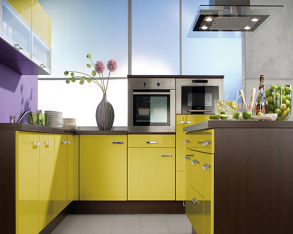 colourful kitchens